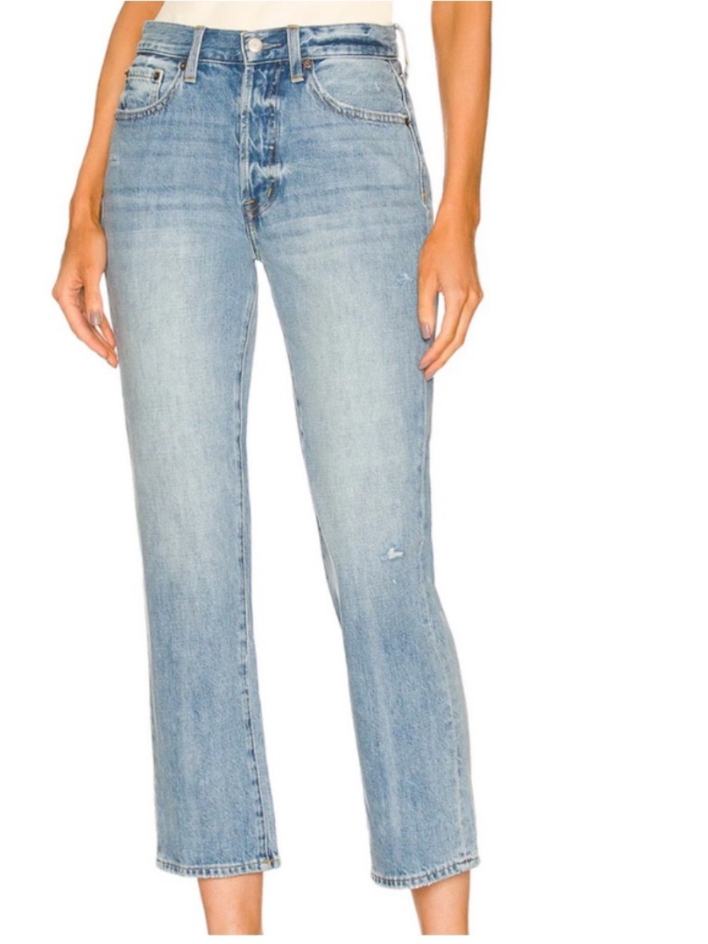pistola Light Blue Straight Leg Jeans